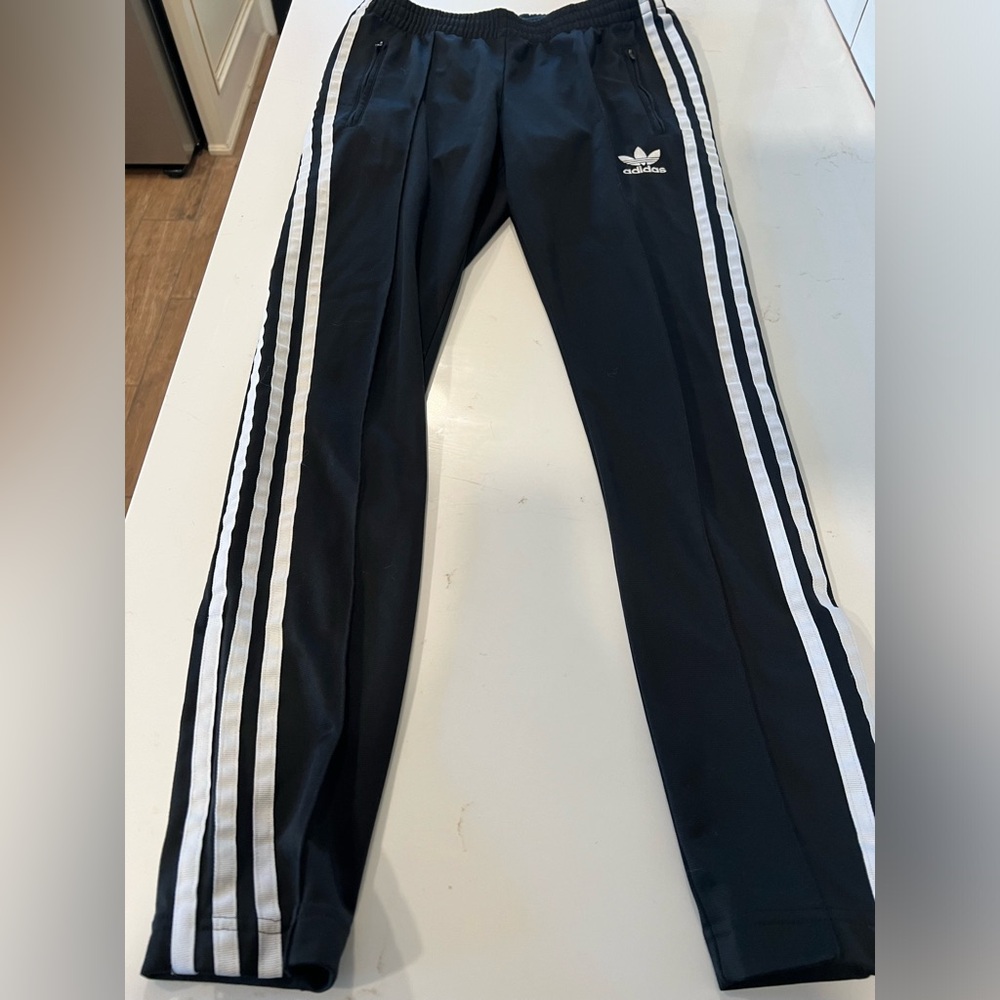 Adidas black track pants